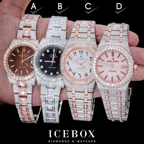 lab diamond rolex for sale|icebox rolex watches.